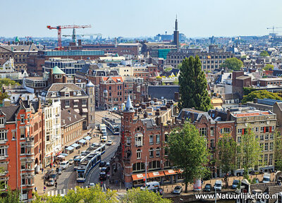 ansichtkaart Amsterdam - skyline