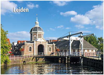 ansichtkaarten Leiden - Morspoortbrug