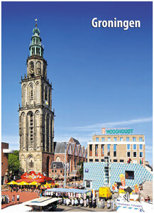 ansichtkaart Groningen - Martini toren