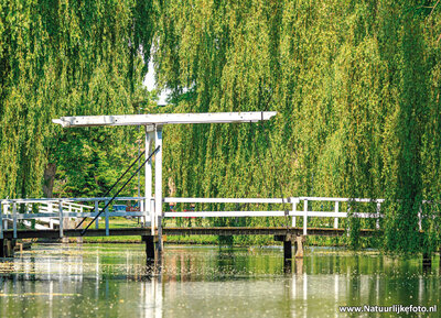 ansichtkaart ophaalbrug in Borculo