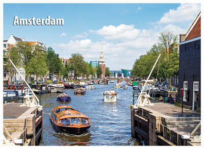 Ansichtkaart Montelbaanstoren in Amsterdam , Postkarte Montelbaanstoren in Amsterdam