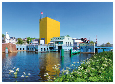 ansichtkaart Groninger museum
