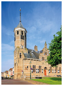 ansichtkaart Willemstad - Oude Raadhuis