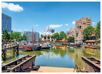 ansichtkaart Rotterdam - Oude haven