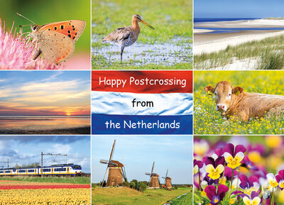ansichtkaart Happy Postcrossing