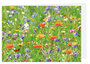 Blanco wenskaarten  - wilde bloemen